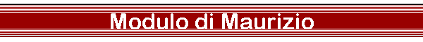 Modulo di Maurizio