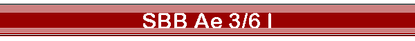 SBB Ae 3/6 I