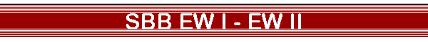 SBB EW I - EW II