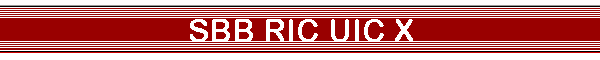 SBB RIC UIC X
